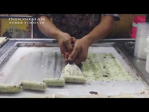 ICE CREAM ROLL PEDAGANG KAKI LIMA | INDONESIAN STREET FOOD