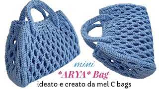 : Mini *ARYA* Bag con  4 di filato realizzi una super Borsa! (ideato e creato da @MelCbags)