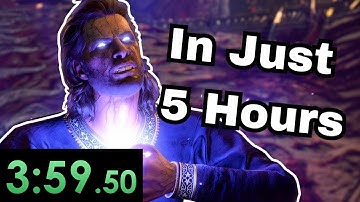 I TRIED Learning How To Speedrun Baldur