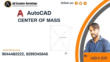 How to find centroid in AutoCAD | VASTU Planning in AutoCAD