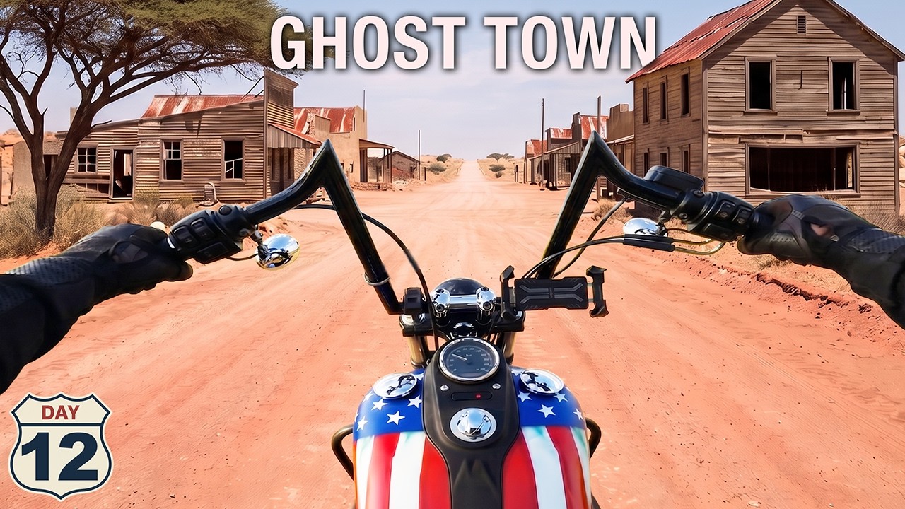 I Visited an African Ghost Town | Day 12: Africa to the Arctic on a Harley