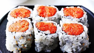 Spicy Tuna Sushi Rolls | How to Make Spicy Tuna Sushi Rolls Simply Easily