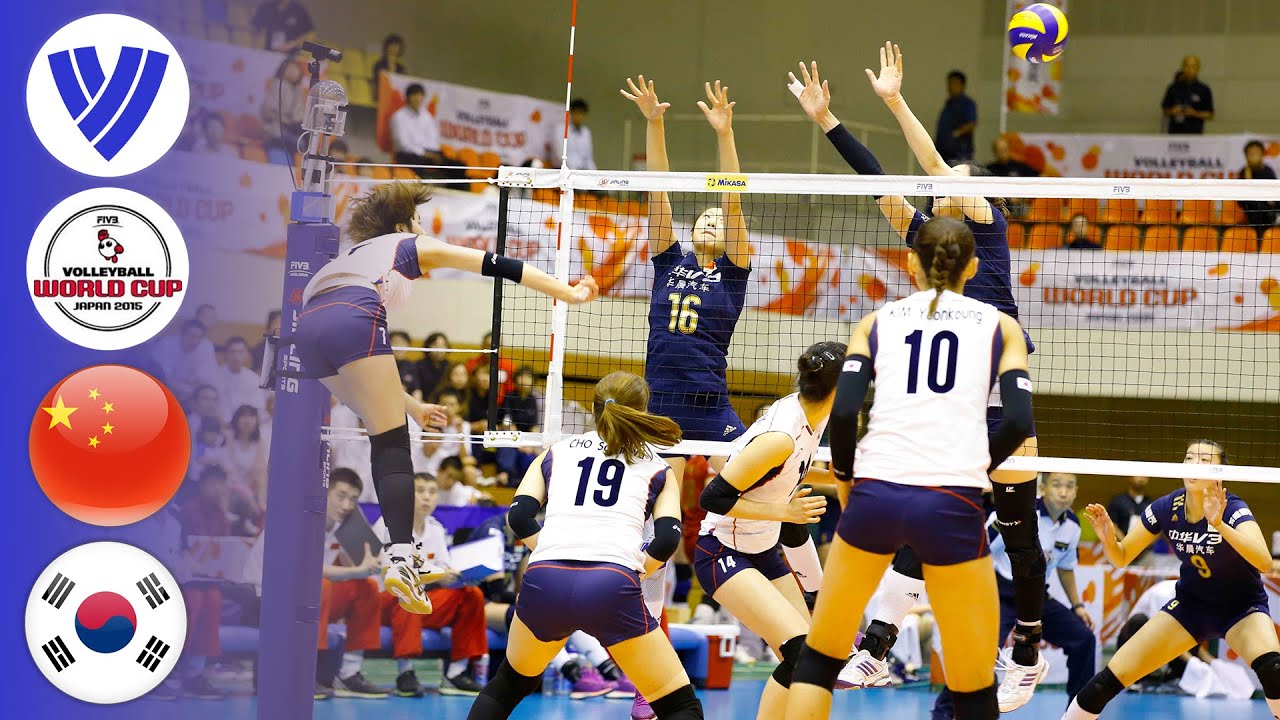 China Vs Korea Full Match Women S Volleyball World Cup 2015 Youtube