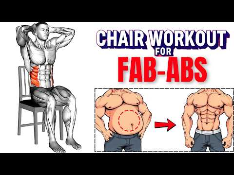 5-Minute Chair Workout for Abs – Killer ab at Home