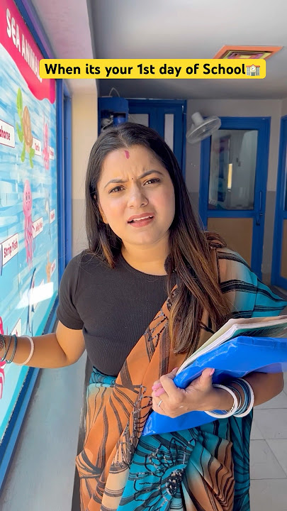 Jab apka school me pehla din ho to y hota hai👩‍🏫😂 #shorts #funnyshorts #ytshorts #teacherlife