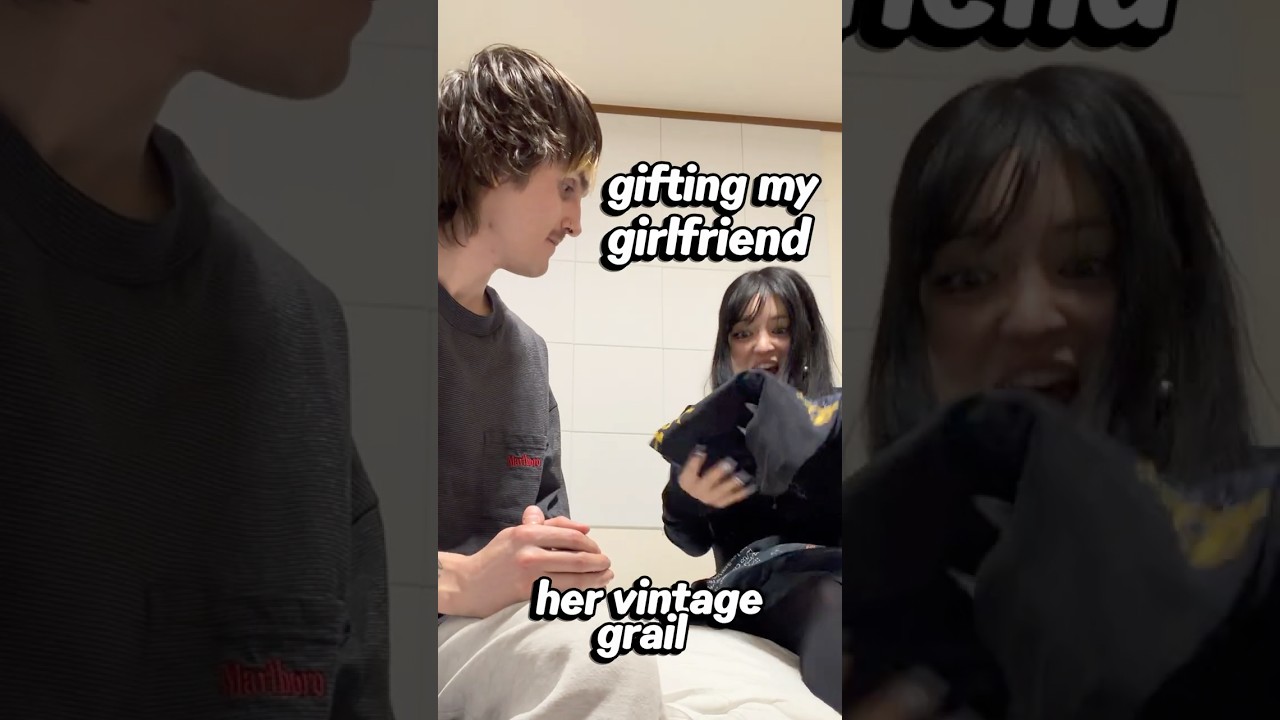 i flew to japan to gift her vintage shirts