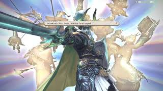 FINAL FANTASY XIV Trial Battle: VS Warrior of Light (Elidibus)