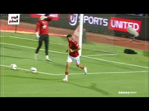 لحظة توجه تريزيجية لجماهير الاهلي للاعتذار لهم قبل لقاء سيراميكا