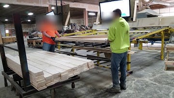 High speed manual lumber stacking -The Retro C by Enventek