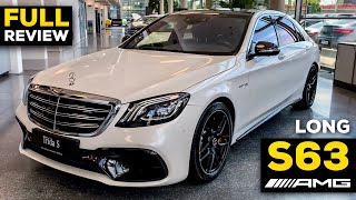 2019 MERCEDES AMG S63 Long V8 Full Review BRUTAL Sound 4MATIC+ Interior Exterior Infotainment