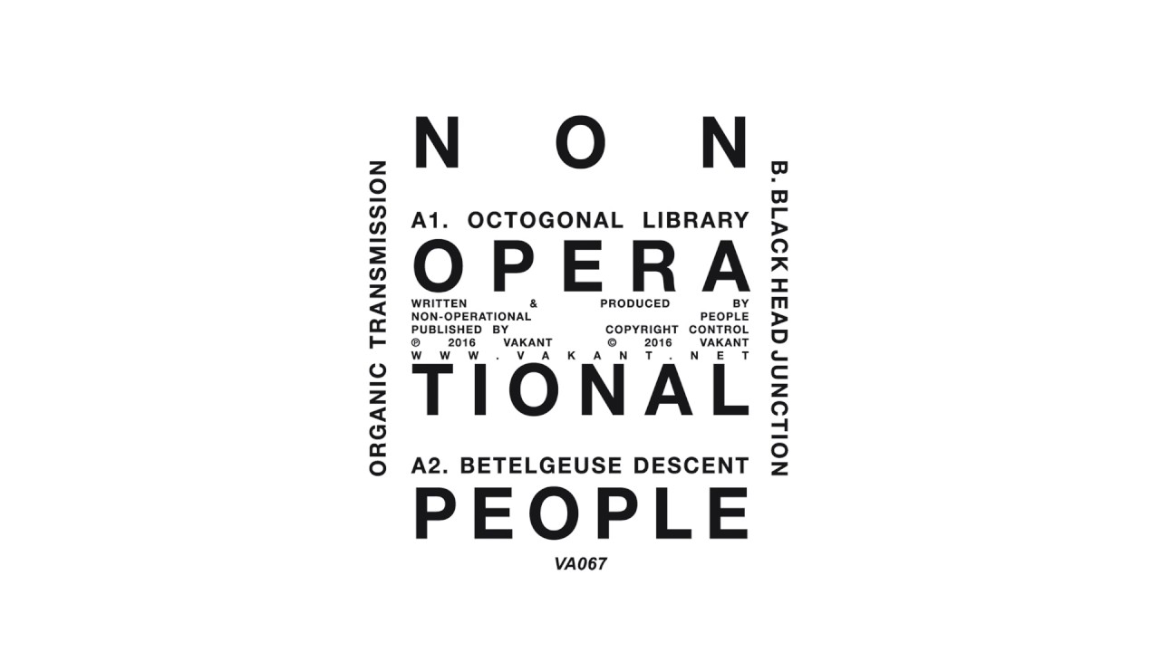 Non-Operational People - Octogonal Library