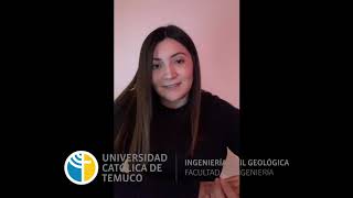 Carolina Yáñez - Ingeniería Civil Geológica UCT