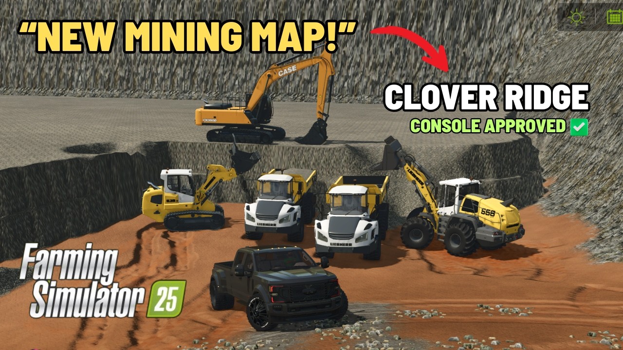 FS25 Clover Ridge Mining Map | Is This The BEST Console Mod? - YouTube