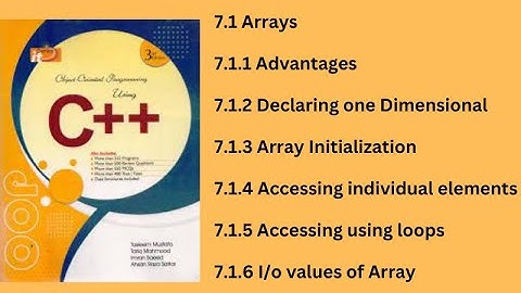 Arrays in C++ Programming (Urdu/Hindi)