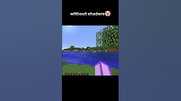 Minecraft With Shaders Vs Without Shaders