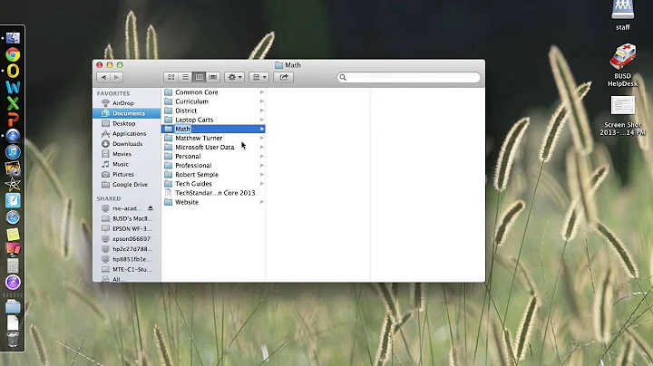 Creating Folders in Finder