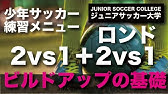 練習メニュー プレッシングの基本を学ぶ ５対３のポゼッション Youtube