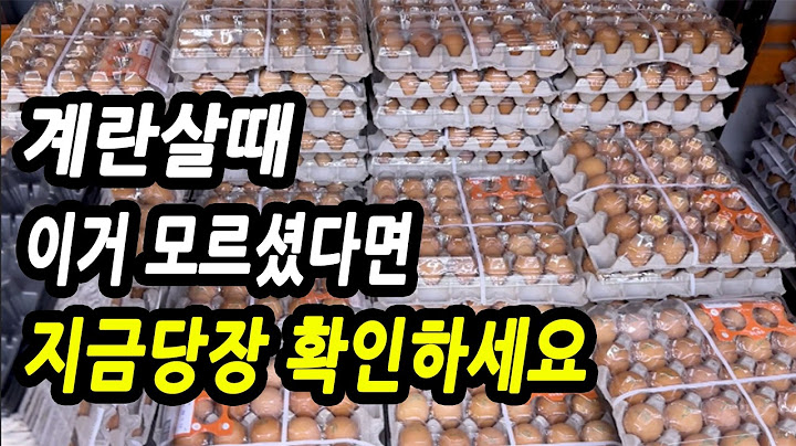 마트에서 이런 '계란' 보고도 산다면  후회한다구요? 사장님 비법 듣고 눈 떴습니다!
