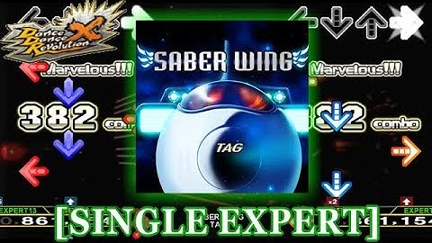 【DDR X】 SABER WING [SINGLE EXPERT] 譜面確認＋クラップ