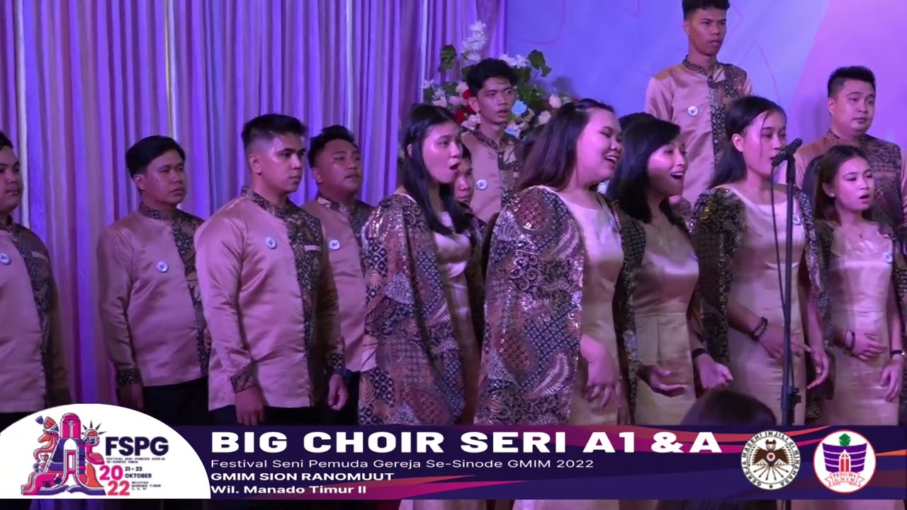 PADUAN SUARA PEMUDA JEMAAT GMIM BETHESDA RANOTANA FSPG 2022