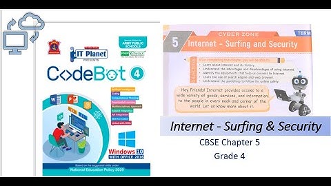 Grade 4 ICT Codebotics Codebot Internet- Surfing & Security