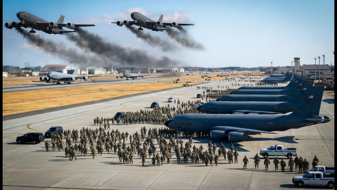 BREAKING 🚨 Iran on High Alert | 8 US KC-135 Tankers Rush to Middle East