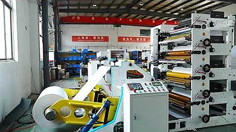 Thermal Paper Slitting Machine with Inline Flexographic Printing