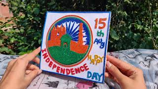 |Independence Day Card ||KJ Art & Craft 🇮🇳 #15august #independenceday screenshot 3