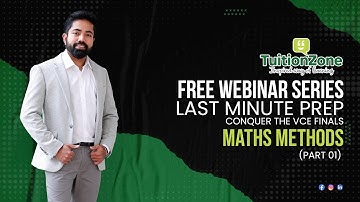 VCE Maths Methods Webinar (Part 01) | Last Minute Exam Prep 2023 – 2027 Study Design