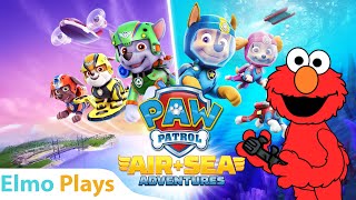 Elmo Plays Paw Patrol The Movie - Heroic Pup Rescue Mission Episode