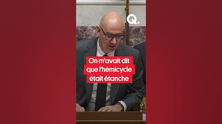Grosse fuite à l'Assemblée nationale