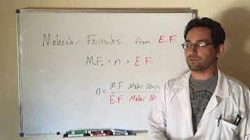 Video 33: Calculating Molecular Formula from Empirical
