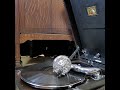 暁 テル子・羽山 和男 ♪東京カチンカ娘♪ 1949年 78rpm record. HMV Model No 102 Gramophone