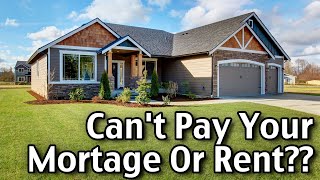 What to do when You Can't Pay Your Mortgage or Rent