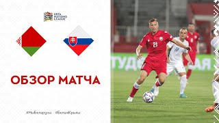 Обзор матча Беларусь - Словакия