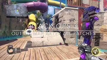 Black Ops 3 Splash Out Of Map Glitch "After All Patches" Slide Wall Breach (Easy After Patch) 2016!!