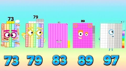 NUMBERBLOCKS FAN MADE PRIME NUMBER SEQUENCE | LEARN TO COUNT | MATH FOR KIDS | hello george