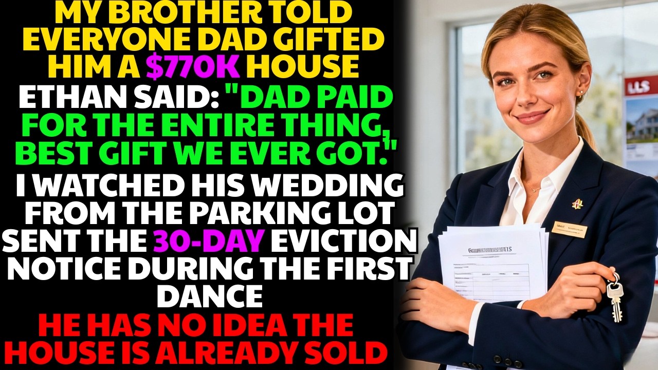 I Gifted Brother $770K Home He Claimed It as Dad Gift — Then I Sold It During His Wedding Reception