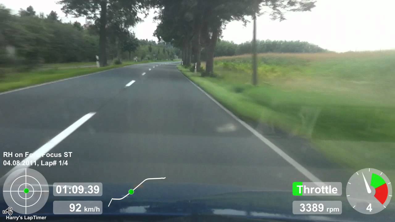 Iphone 4 test  mit kiwi wifi und harrys laptimer