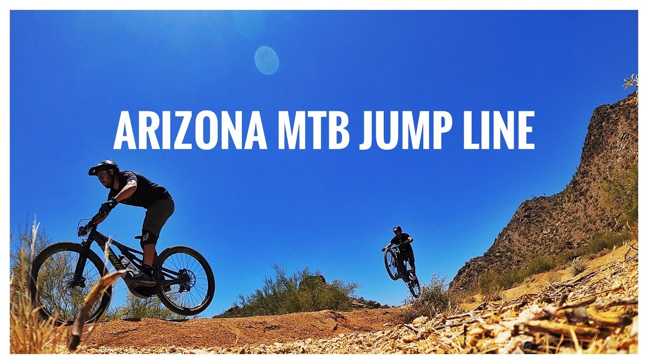 Mountainbike jump line in Phoenix Arizona YouTube