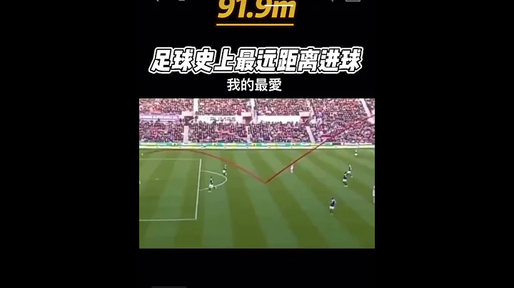 ❤️足球史上最遠距離進球 91.9米 #抖音熱門 #足球 #世界盃 - 天天要聞
