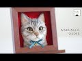 羊毛フェルト猫 うちねこオーダー ゴンくん わくねこ