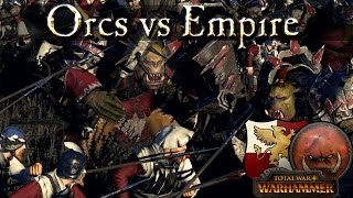 ESL Finals G2 - Empire Melee Rush vs Greenskins  - Duck vs Nhest - Total War Warhammer Battle