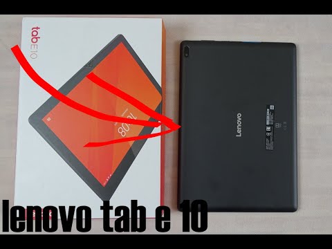 Lenovo tab e10 Gameplay, Unboxing - android tablet
