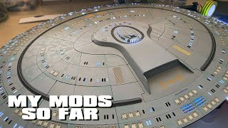 My Modifications to the Enterprise D from Fanhome/Eaglemoss...so far.