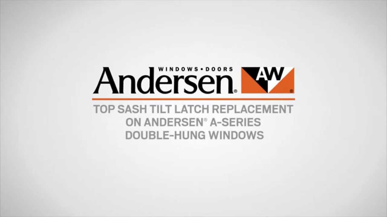 Anderson Replacement Windows >> Top Sash Tilt Latch Replacement on A-Series Double-Hung ... Anderson Replacement Windows >> Top Sash Tilt Latch Replacement on A-Series Double-Hung ...