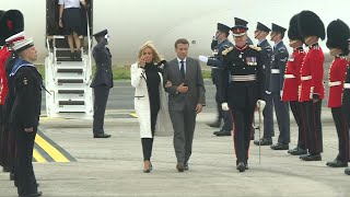 Macron arrive en Cornouailles pour la réunion du G7 | AFP Images