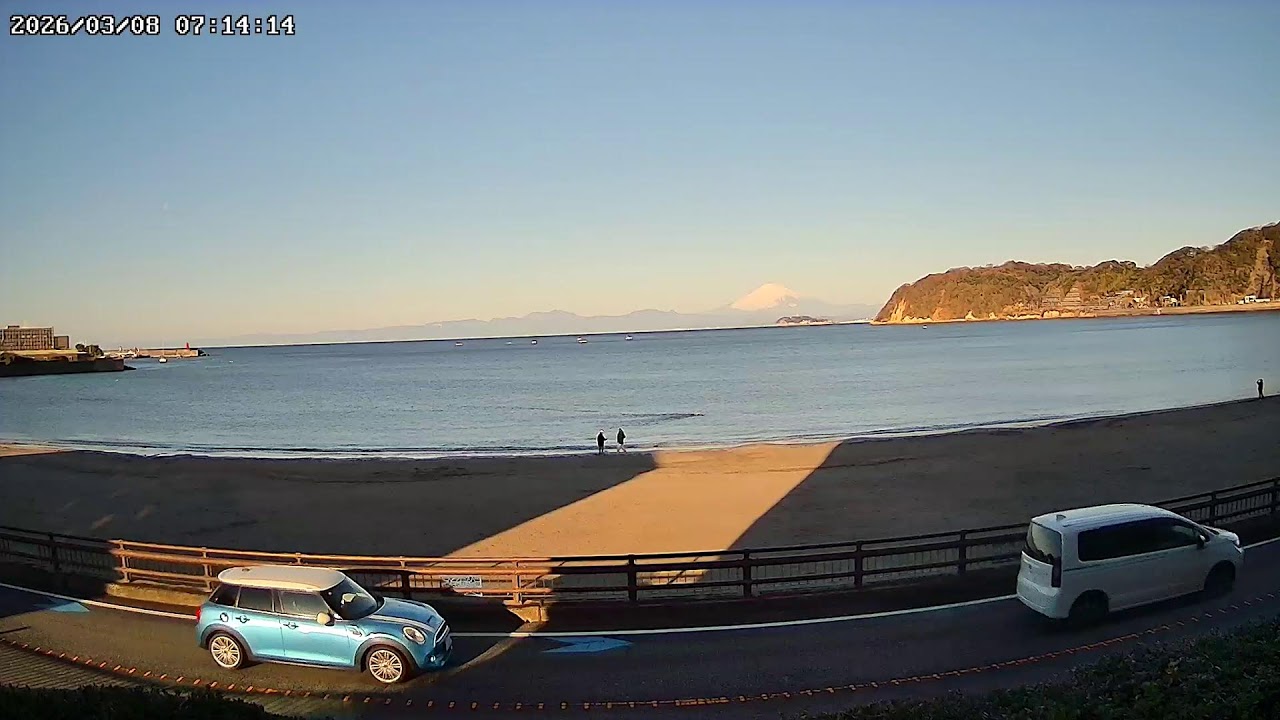 神奈川県逗子市逗子東海岸海況ライブカメラ Kanagawa Zushi Zushibeach Live camera.world.cam