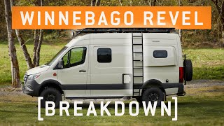 Winnebago Revel Adventure Van loaded with Flatline Van Co. Exterior Upgrades