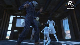 Jason Voorhees & Michael Myers vs The Grudge (GTA 5)